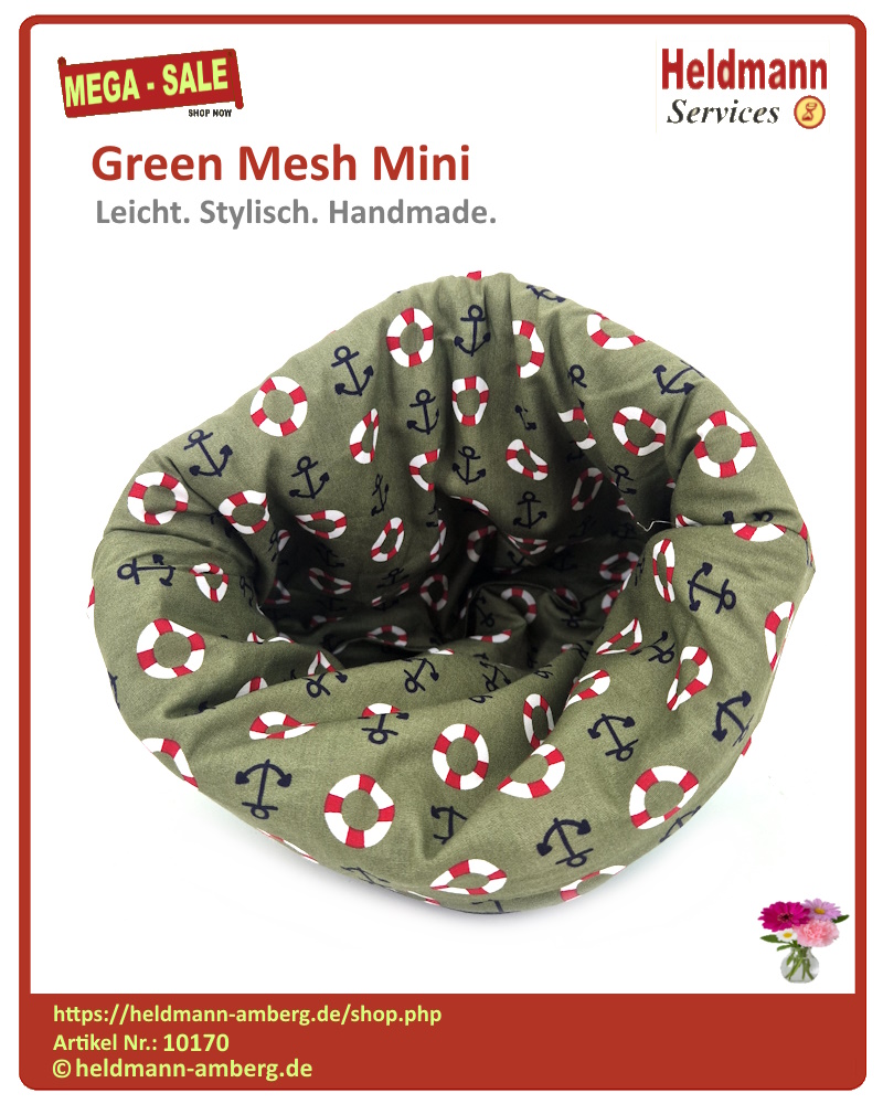 10170 Green Mesh Mini Innenseite
