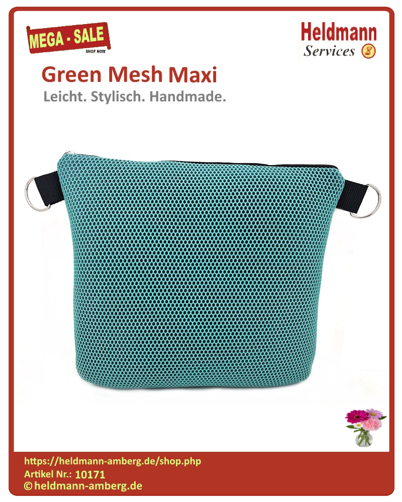 10171 Green Mesh Maxi Rückseite