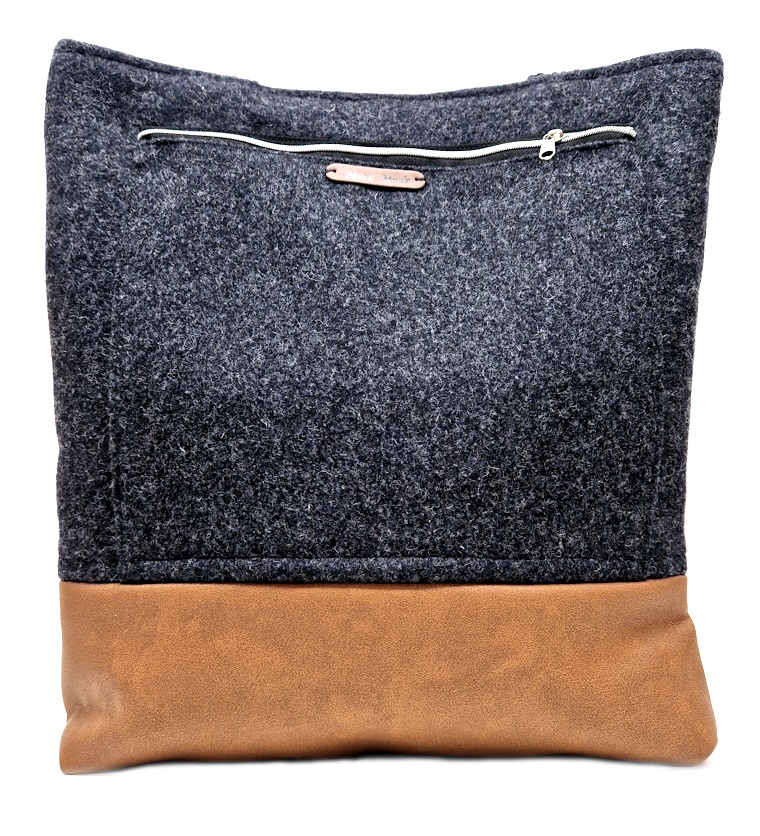 10029 Eleganz Shopper Anthrazit Damen-Shopper-Tasche Vorderseite
