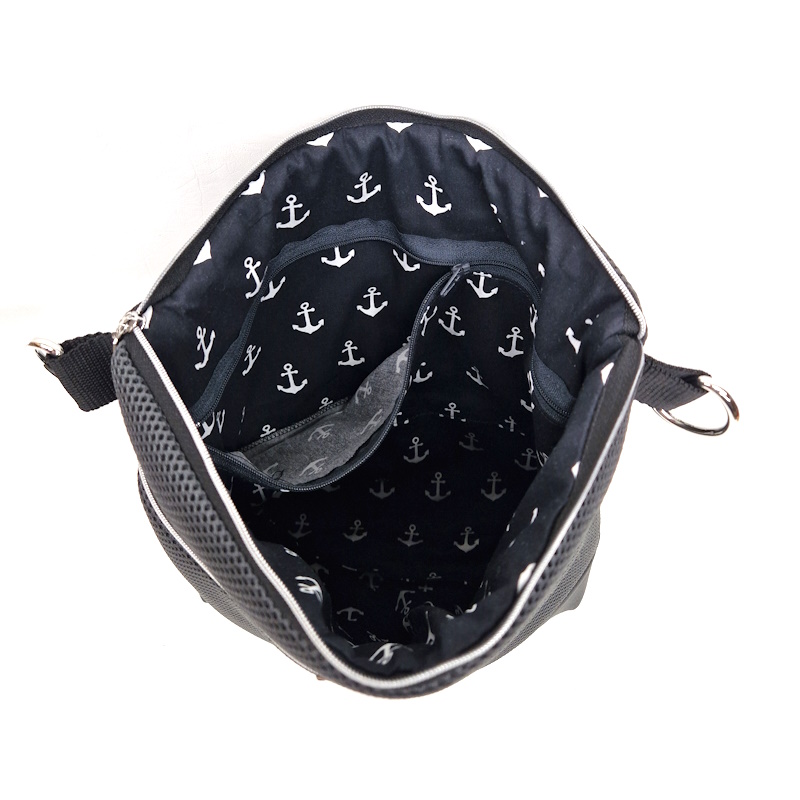 Damen-Tasche-Prag Innenseite mit Zusatzfach