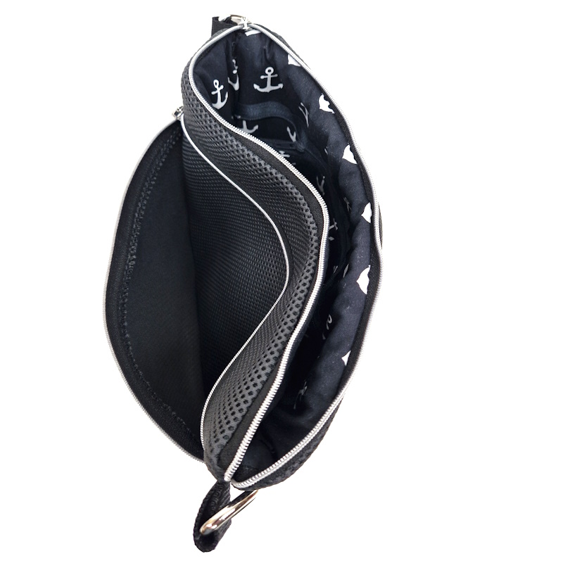 Damen-Tasche-Prag Zusatzfach außen