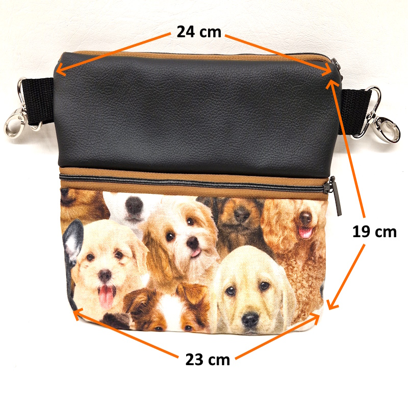 Damen-Tasche-Dog Maße