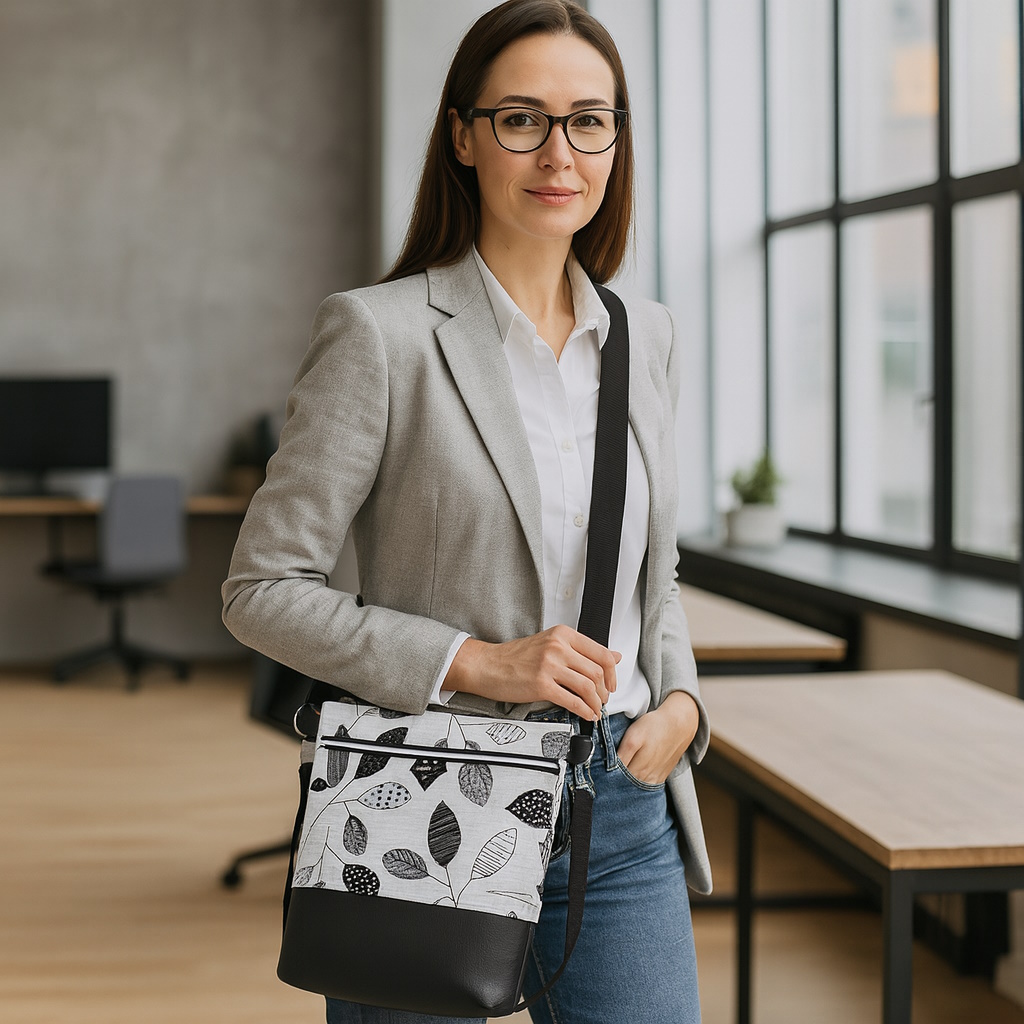 10055 Leaf Chic Damen-Tasche