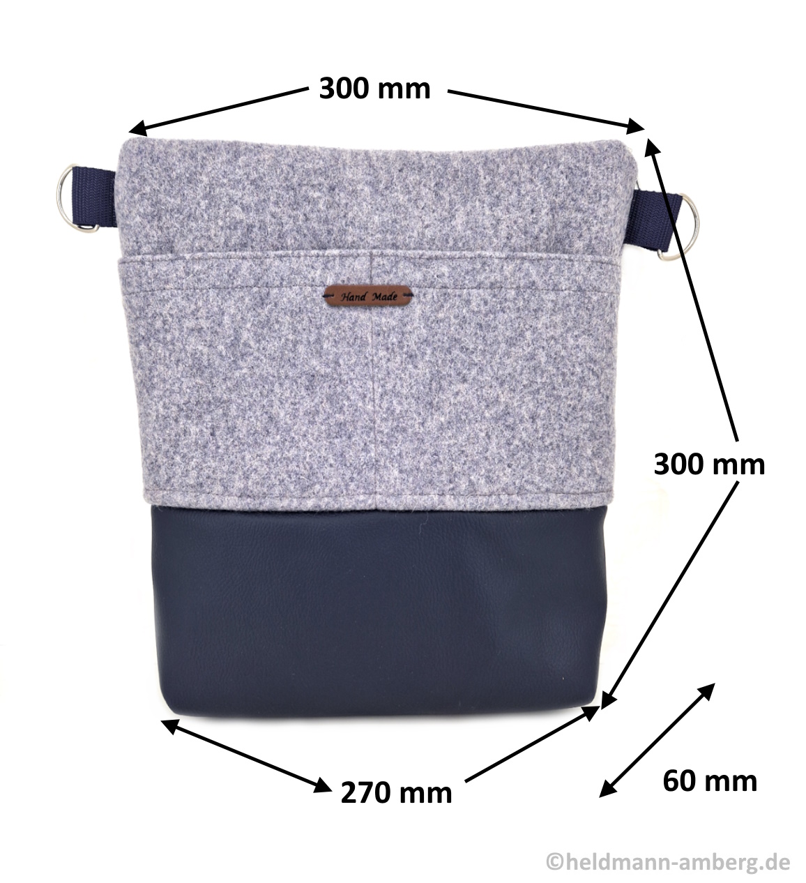 10063 Elegante Schulter-Damen-Tasche Maße