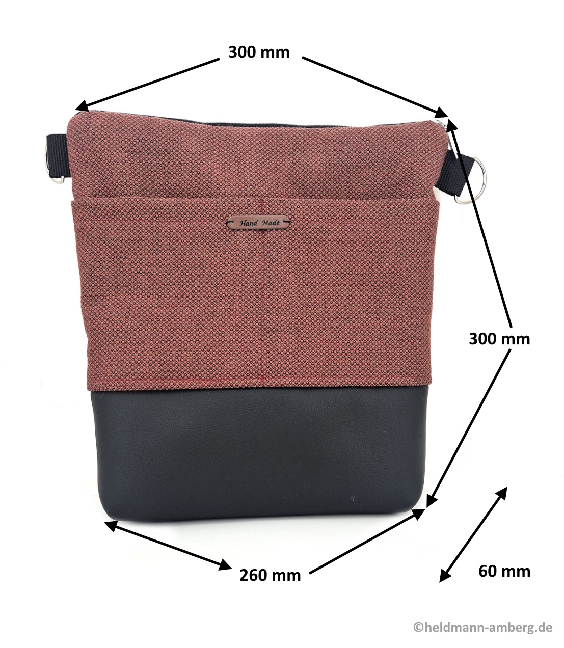 10067 Urban Chic Schulterbag Maße