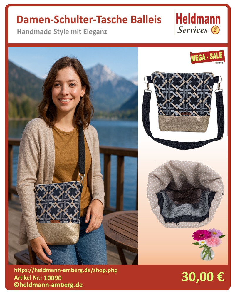 10090 Damen-Schulter-Tasche Balleis