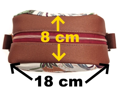 CrossBag „Lumière“ Oben-Ansicht
