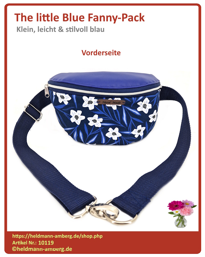 10119 The little Blue Fanny-Pack Vorderseite
