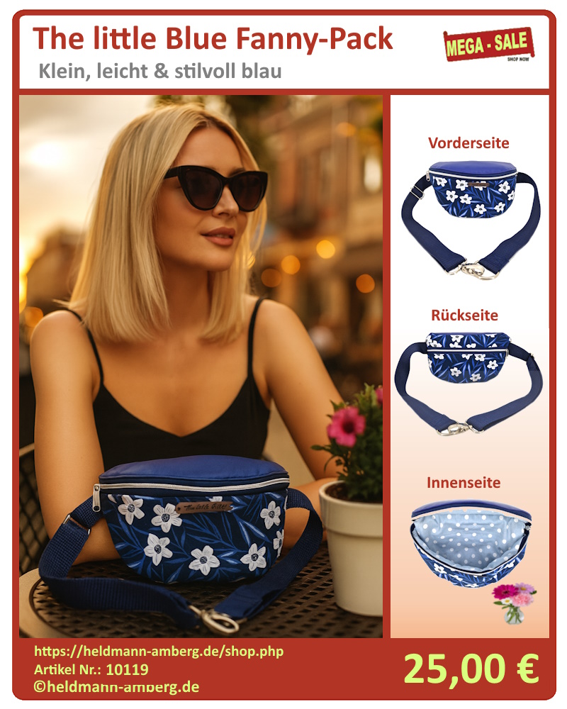 10119 The little Blue Fanny-Pack
