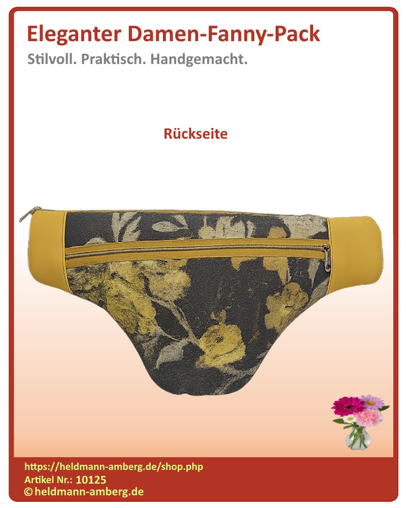 10125 Eleganter Damen-Fanny-Pack Rückseite