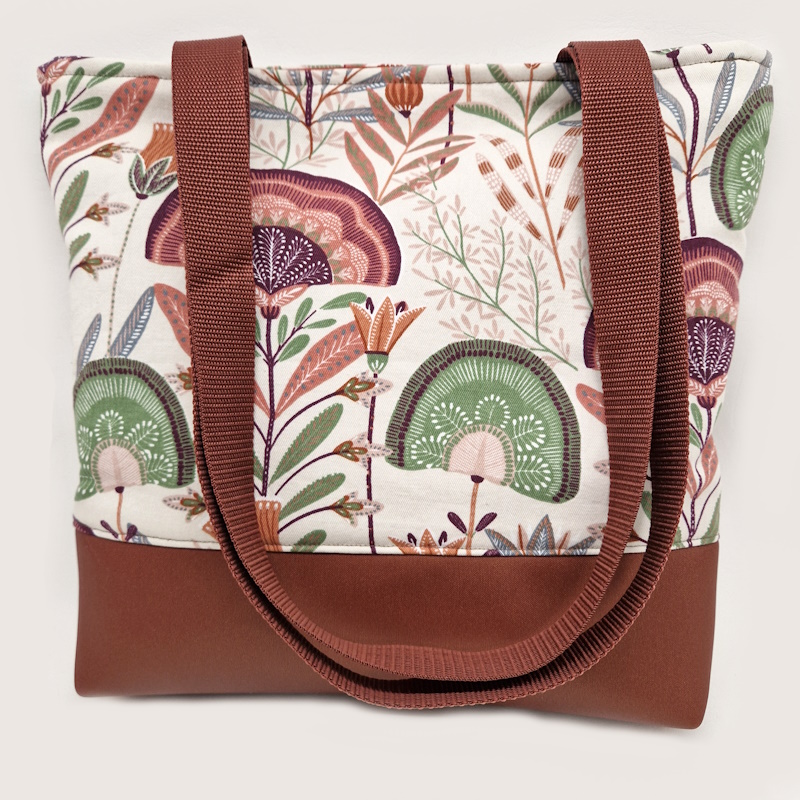 Damen-Citybag Flower-Power Vorderseite
